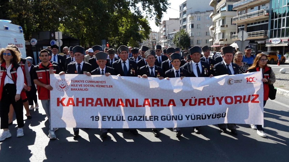 19 Eylül Gaziler Günü Kırklareli\'nde Kutlandı