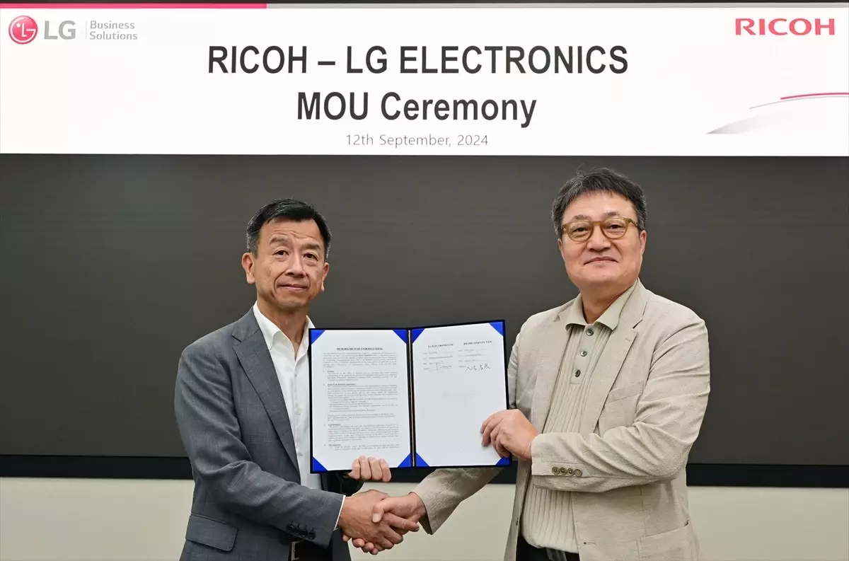 LG ve Ricoh\'dan Dijital Ofis Çözümleri Ortaklığı