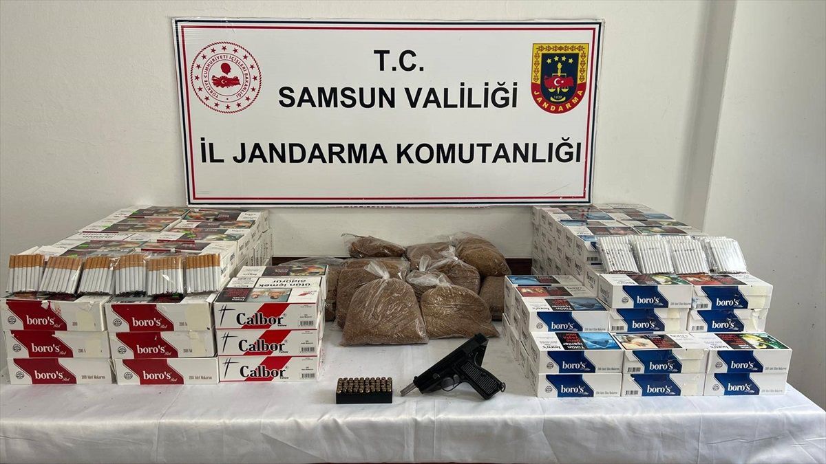 Samsun\'da Kaçakçılık Operasyonu: 2 Gözaltı