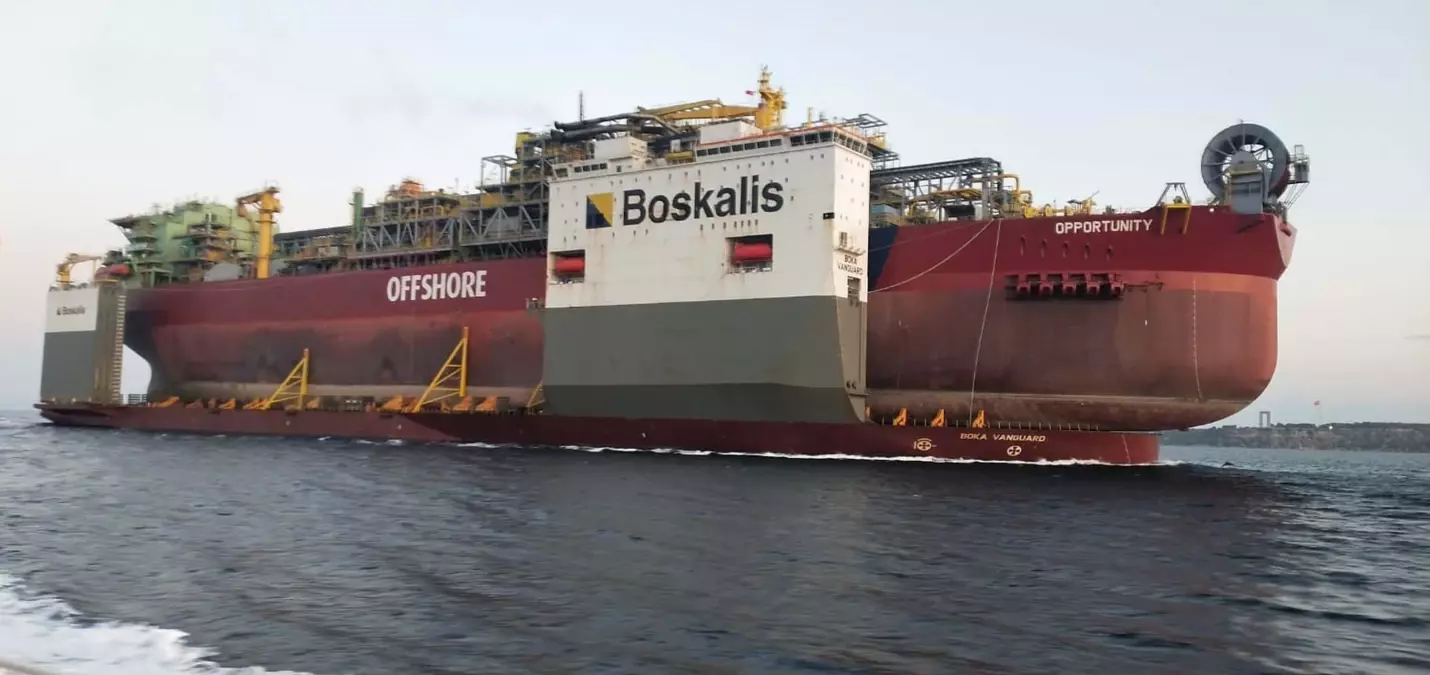 Türkiye\'nin İlk FPSO Platformu Çanakkale\'ye Ulaştı