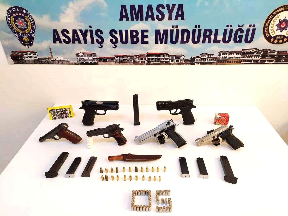 Amasya\'da Silah Operasyonu