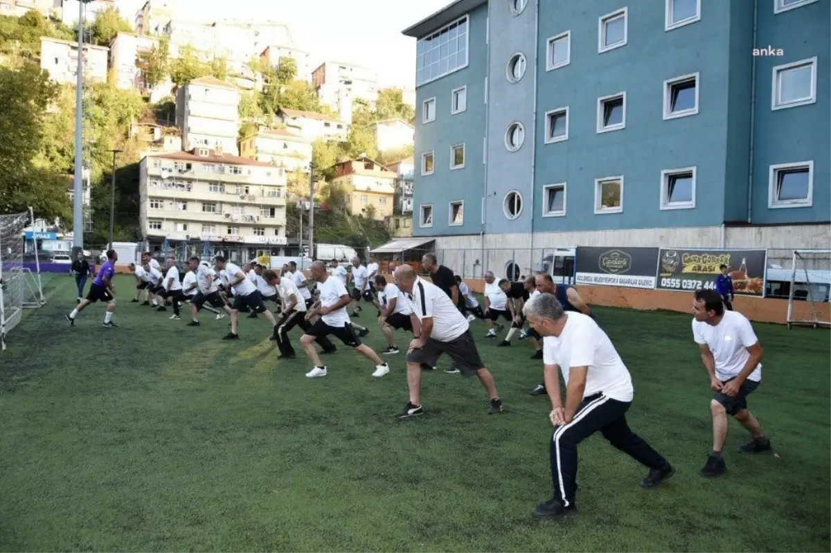 Karadeniz Ereğli Zabıta Müdürlüğü Personeli Zinde Kalmak İçin Spor Yapıyor