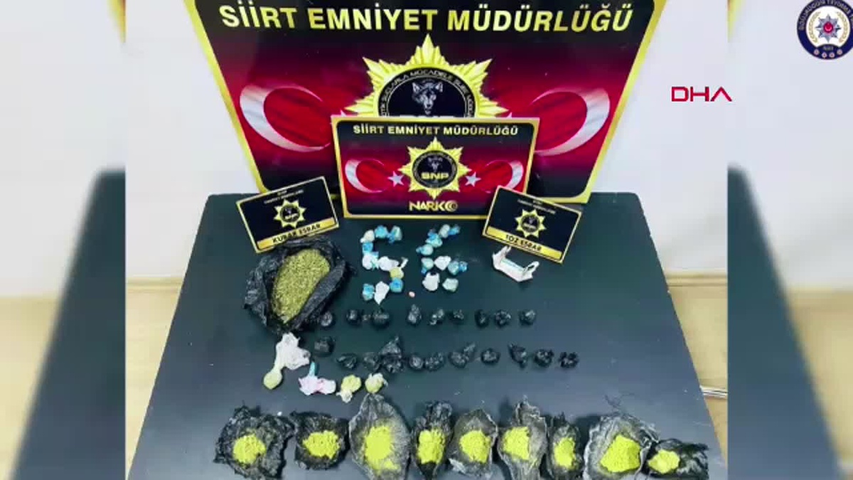 Siirt\'te Uyuşturucu Operasyonu: Bir Kişi Tutuklandı