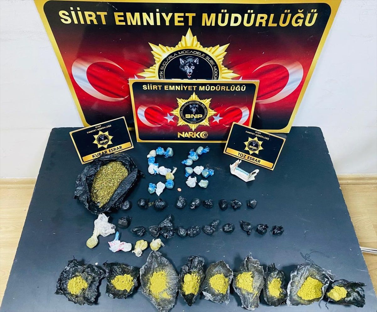 Siirt\'te Uyuşturucu Operasyonu: 1 Tutuklama