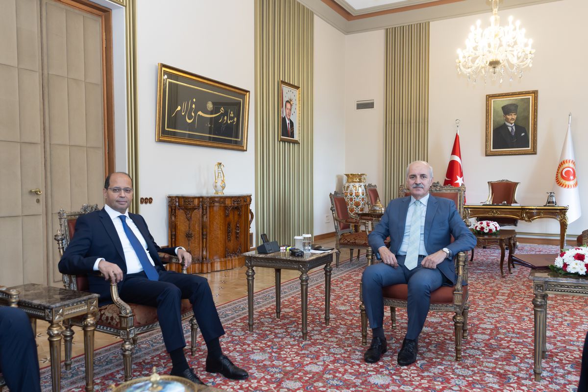 Kurtulmuş Mısır Büyükelçisini Kabul Etti