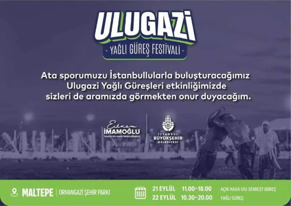 Ulugazi Yağlı Güreş Festivali Maltepe\'de