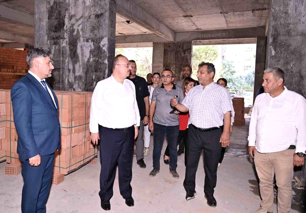Aydın Huzurevi İnşaatı Denetlendi