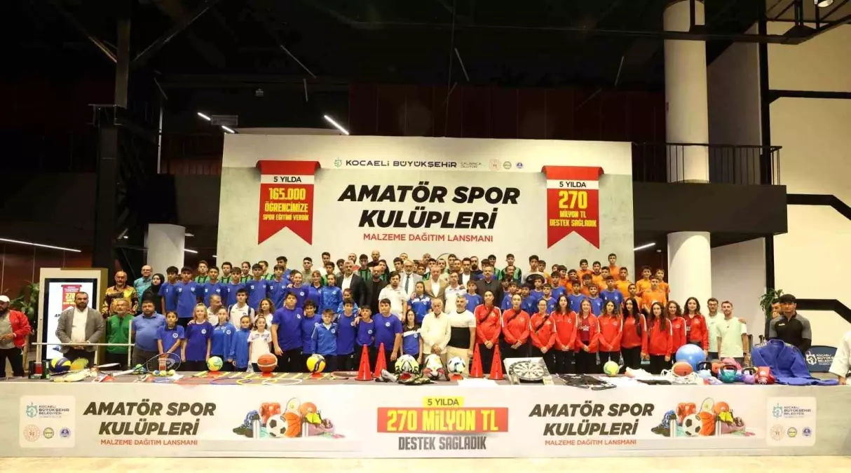 Kocaeli Büyükşehir\'den Amatör Spora 270 Milyon TL Destek