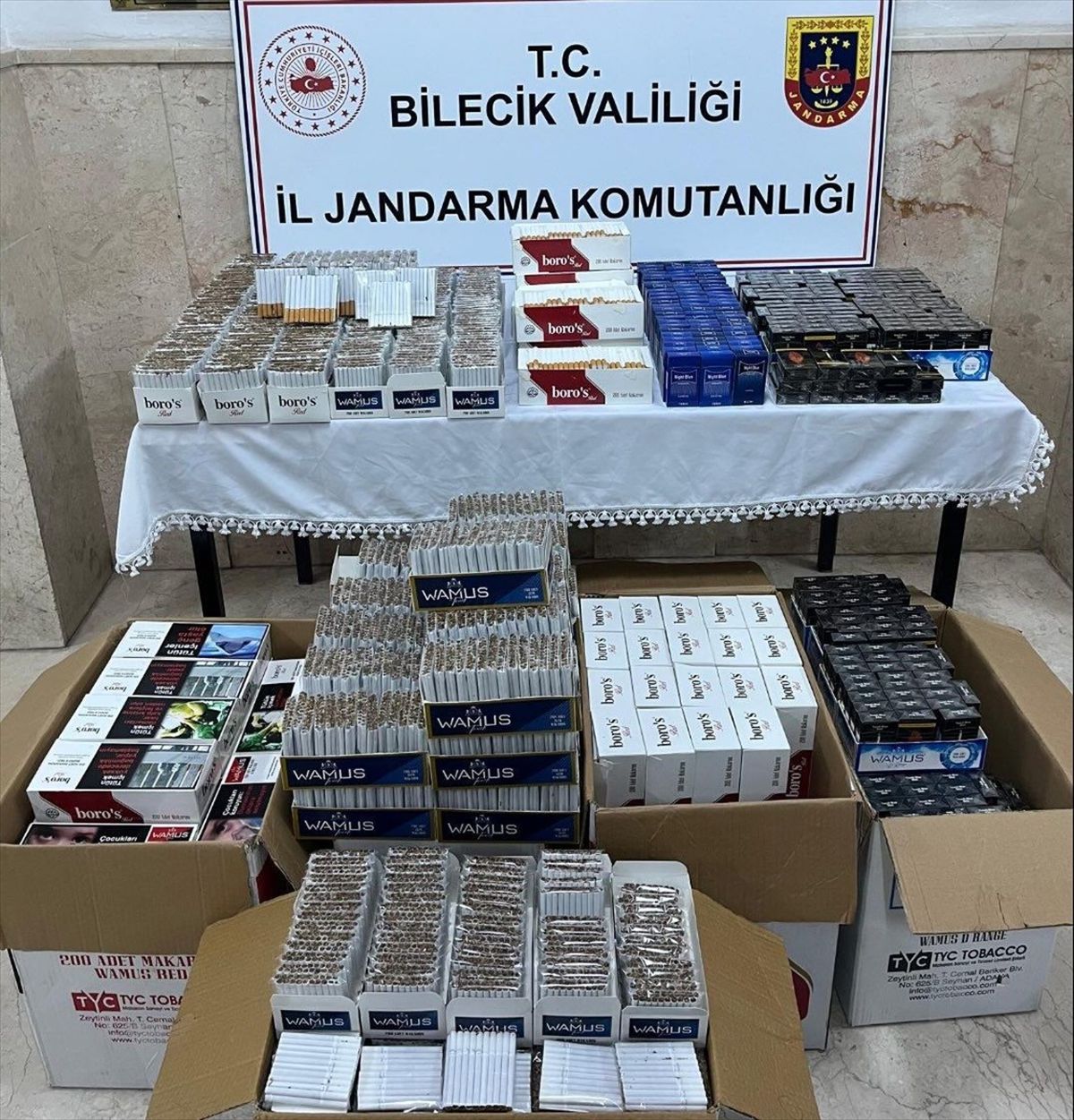 Bilecik\'te 86 Bin Makaron Ele Geçirildi
