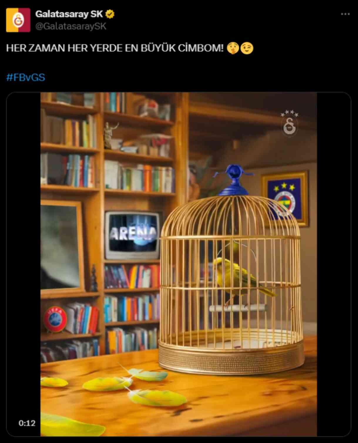 Galatasaray'dan maç sonu Fenerbahçelileri çıldırtan paylaşımlar Galatasaray'dan maç sonu Fenerbahçelileri çıldırtan paylaşımlar