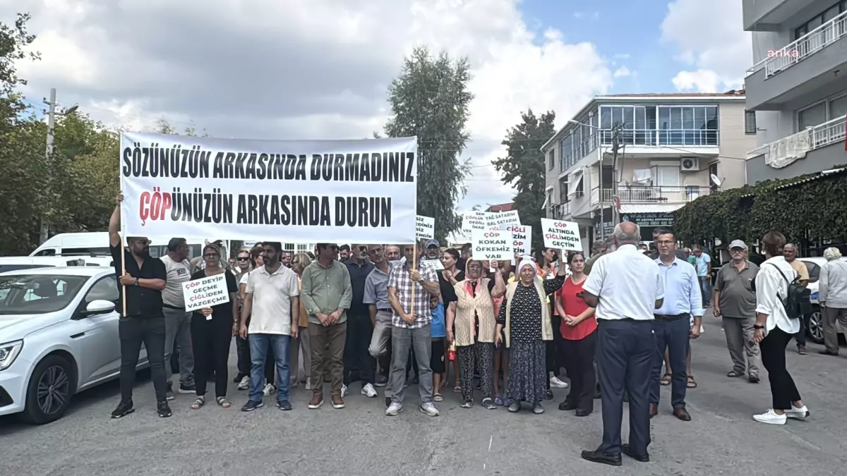 Çiğli\'de Katı Atık Tesisi Protestosu