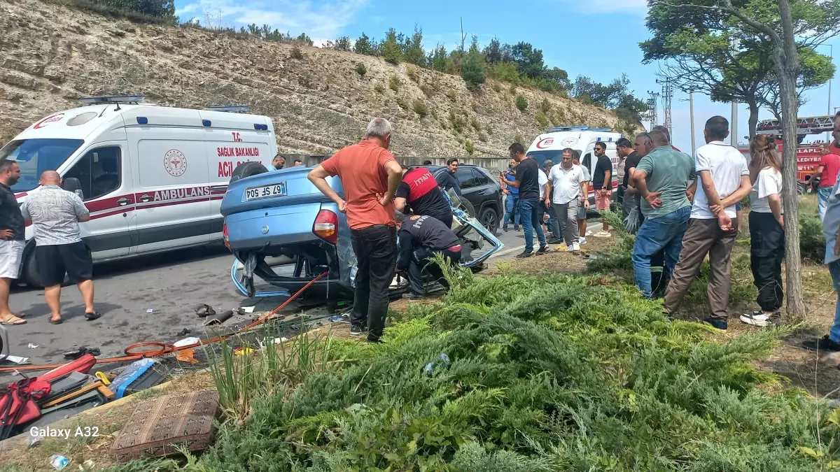 Alaplı\'da Kaza: 2 Ölü, 3 Yaralı