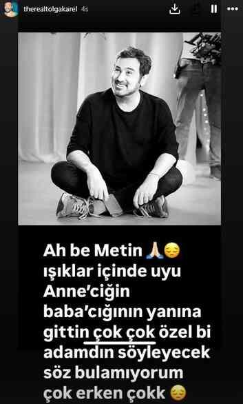 Metin Arolat'ın ani ölümü sanat dünyasın yasa boğdu