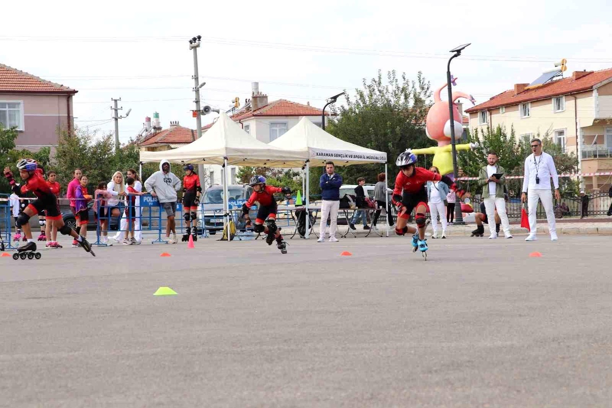 Karaman\'da Tekerlekli Paten Şampiyonası Başladı