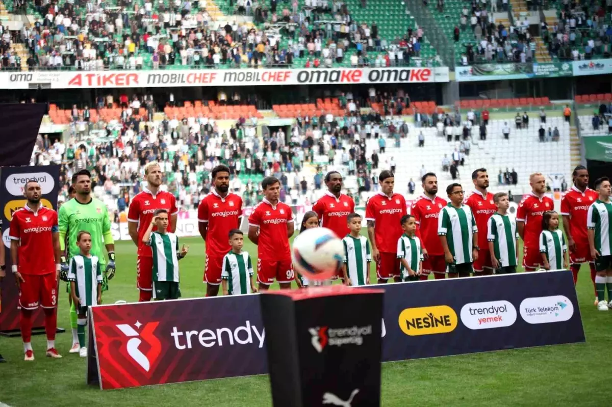 Konyaspor - Sivasspor Maçından İlk Yarı Beraberliği