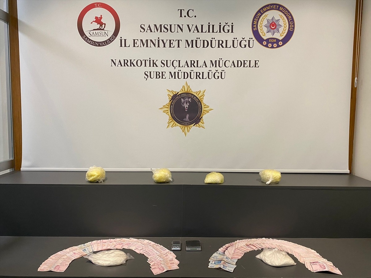Samsun\'da Uyuşturucu Operasyonu: 4 kg Ele Geçirildi