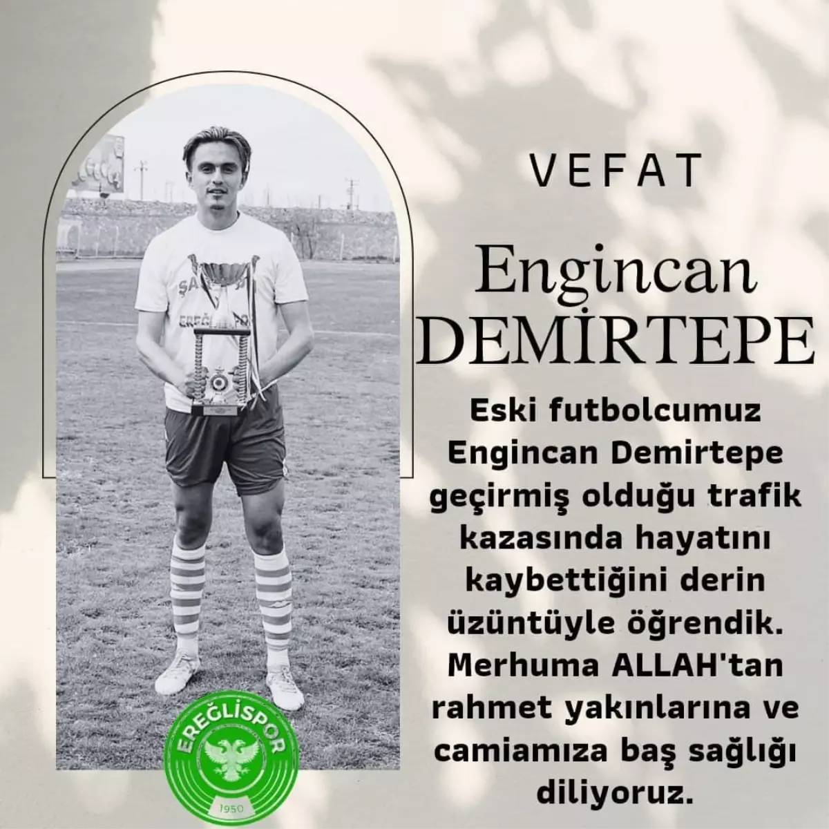 Ereğlispor\'un Eski Futbolcusu Kazada Hayatını Kaybetti