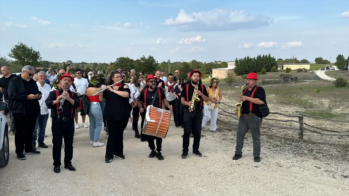 Kırklareli\'nde Bağ Bozumu Coşkusu