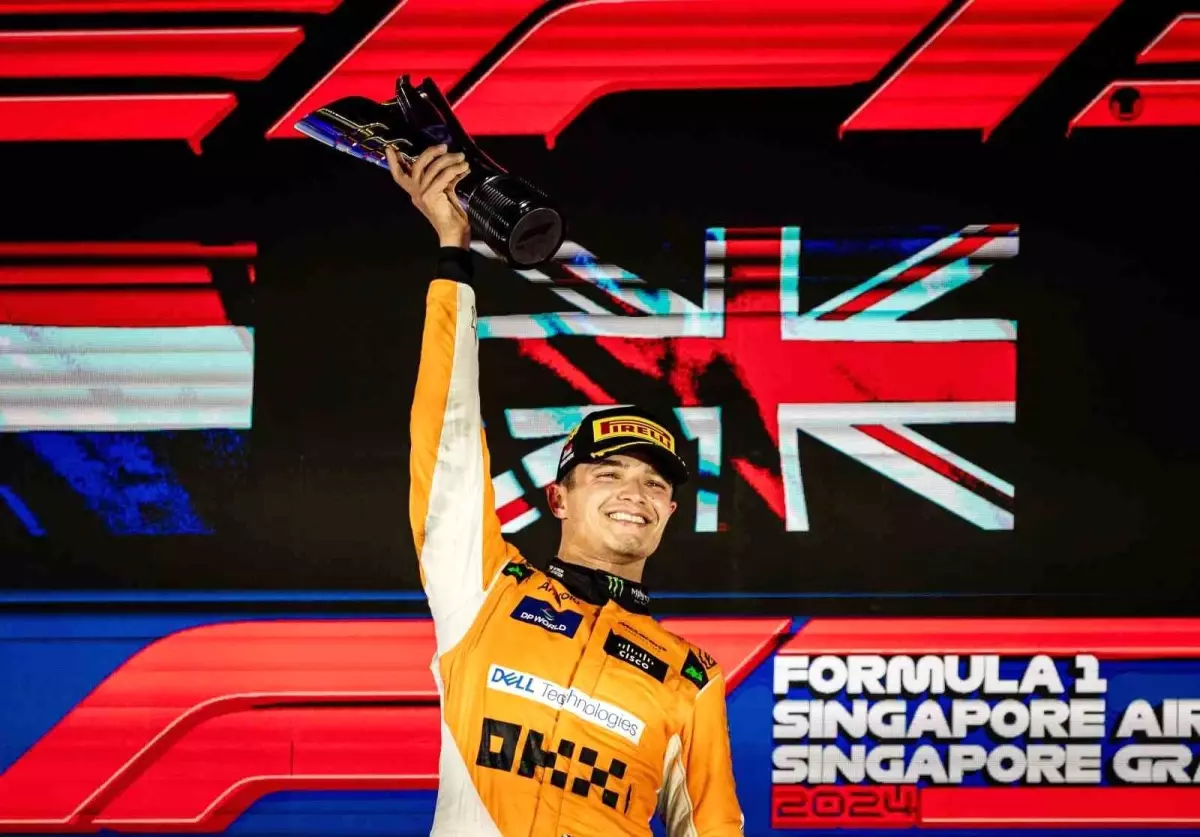 Norris Singapur Grand Prix\'sini Kazandı