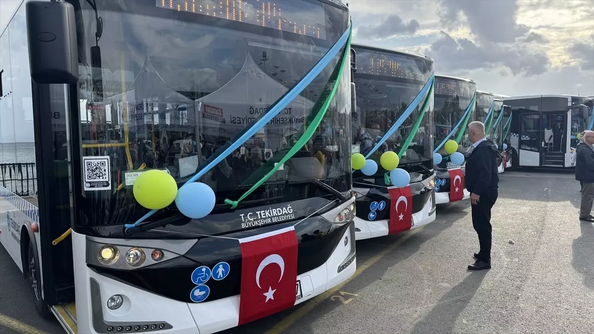 Tekirdağ\'a 116 Yeni Araç Hizmete Girdi