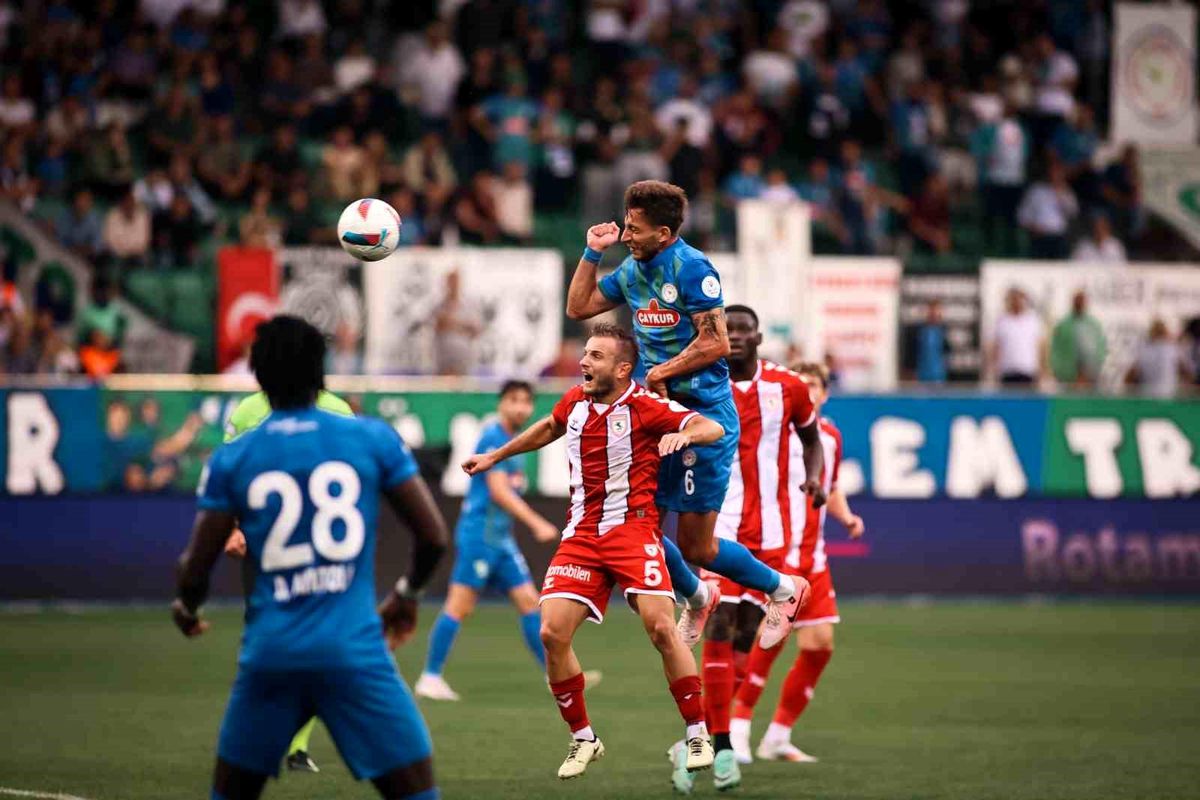 Çaykur Rizespor - Samsunspor İlk Yarı Berabere