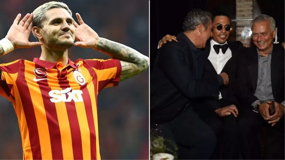 Ali Koç ve Mourinho ile fotoğraf paylaşan Nusret\'e Icardi\'den eşi benzeri görülmemiş yorum