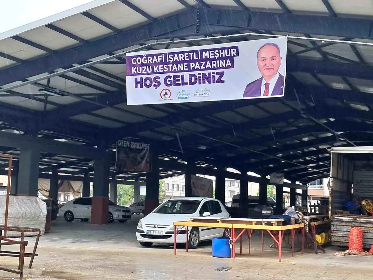 Düzce Kuzu Kestaneleri Yeni Pazarında Yaşatılacak