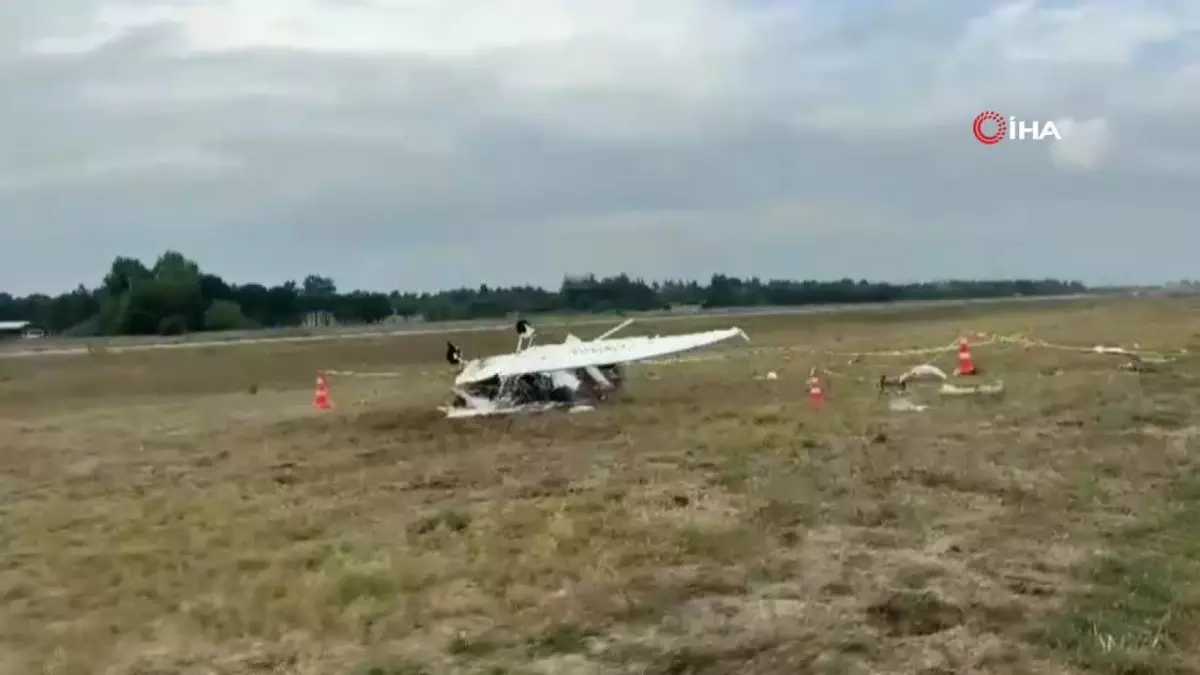 Eğitim uçağı kazasında iki pilot hayatını kaybetti