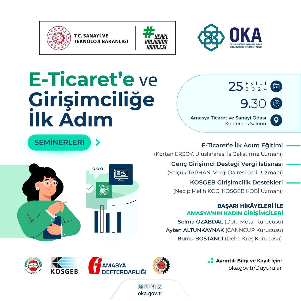 Kadınlar için E-Ticaret Semineri Amasya\'da