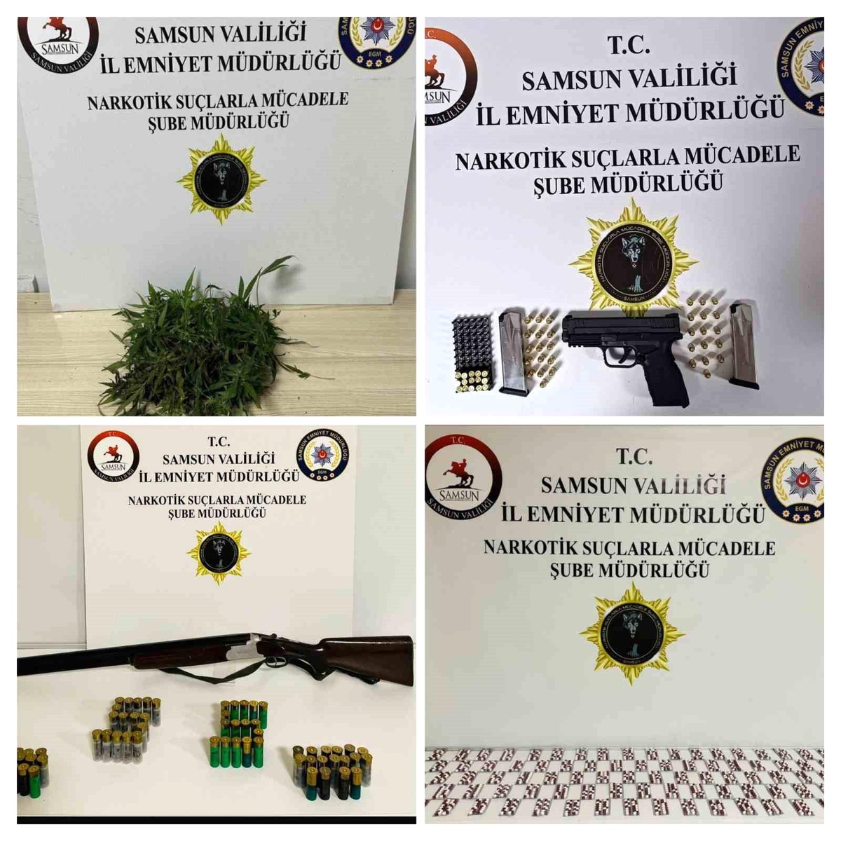 Samsun\'da uyuşturucu operasyonu: 4 gözaltı