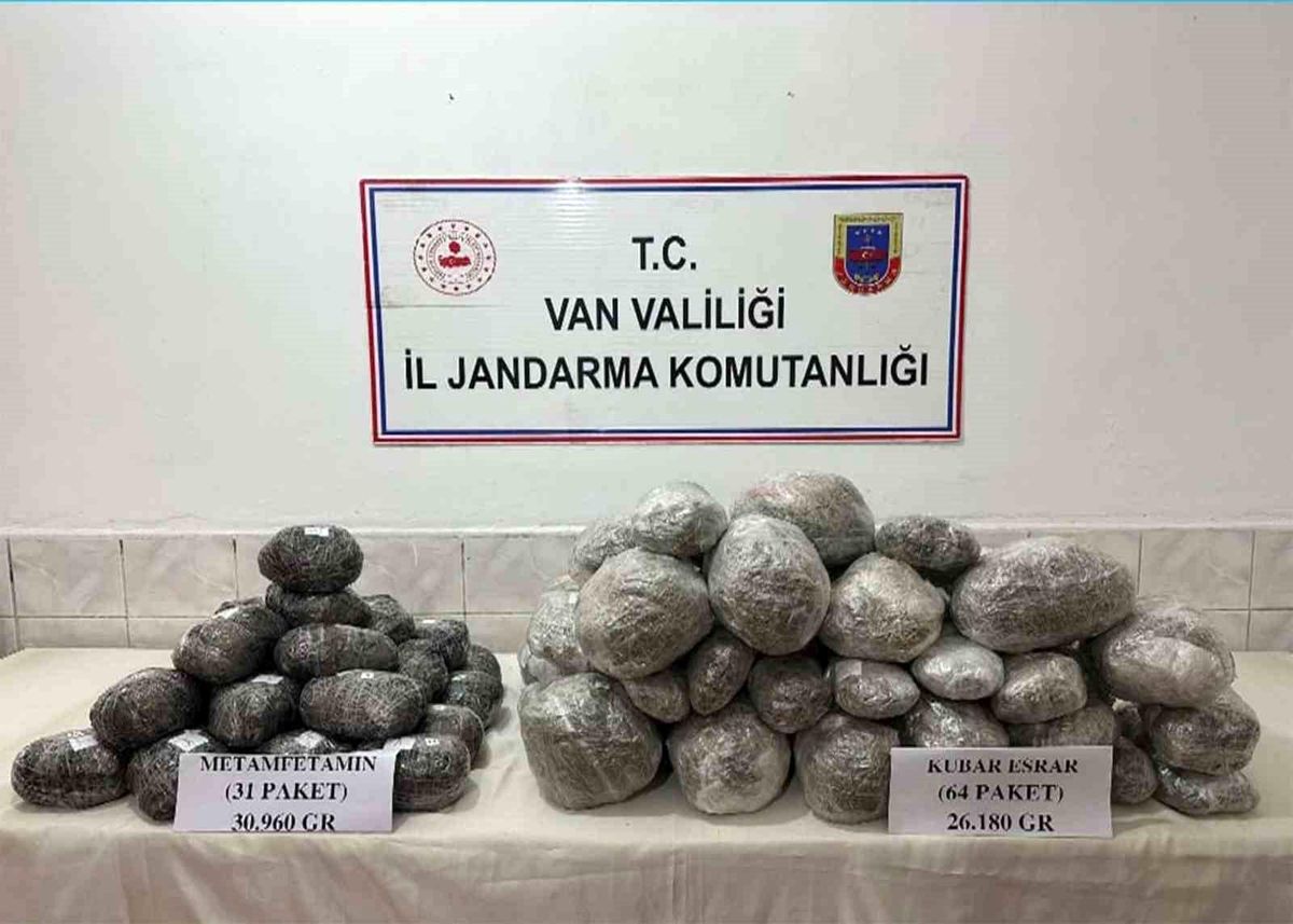 Van\'da 107 Kilogram Uyuşturucu Ele Geçirildi