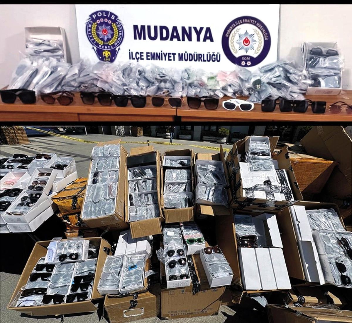 Mudanya\'da Kaçak Gözlük Operasyonu