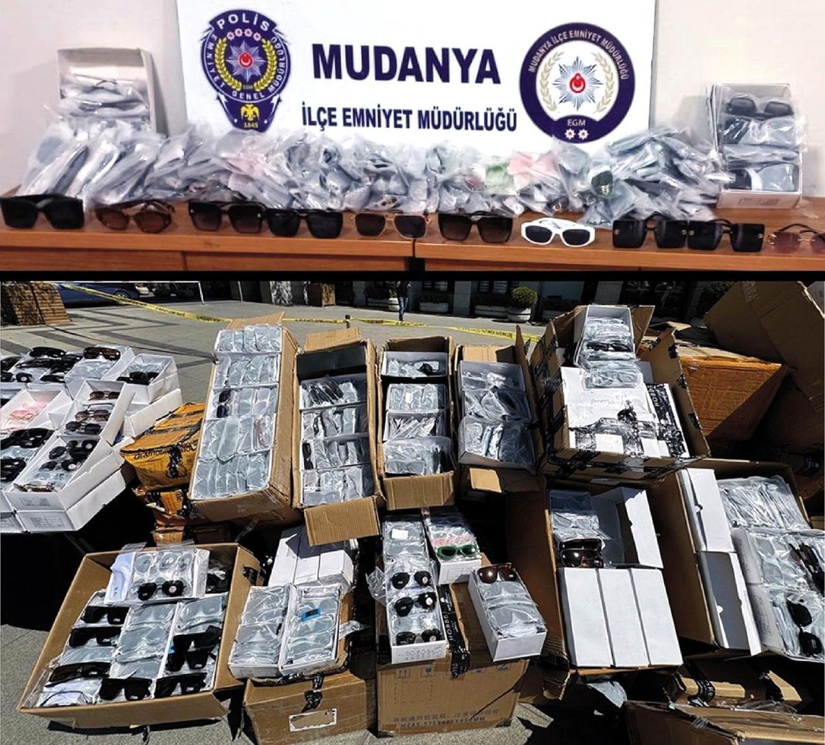 Bursa\'da 200 Bin Liralık Kaçak Gözlük Ele Geçirildi