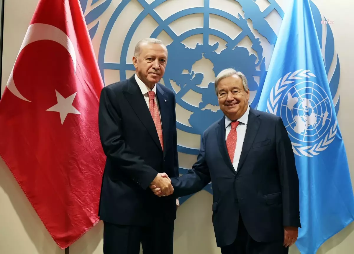 Erdoğan, BM Genel Sekreteri Guterres ile Görüştü