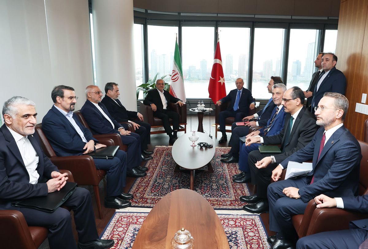 Erdoğan, BM Genel Kurulu İçin New York\'ta İran Cumhurbaşkanı ile Görüştü