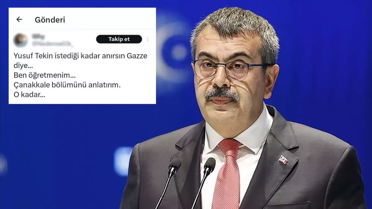 \'İstediği kadar anırsın\' dedi sonra özür diledi! Tekin, o mesaja bakın ne cevap verdi