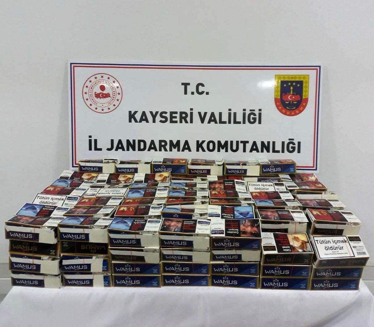 Kayseri\'de 40 Bin Kaçak Sigara Ele Geçirildi