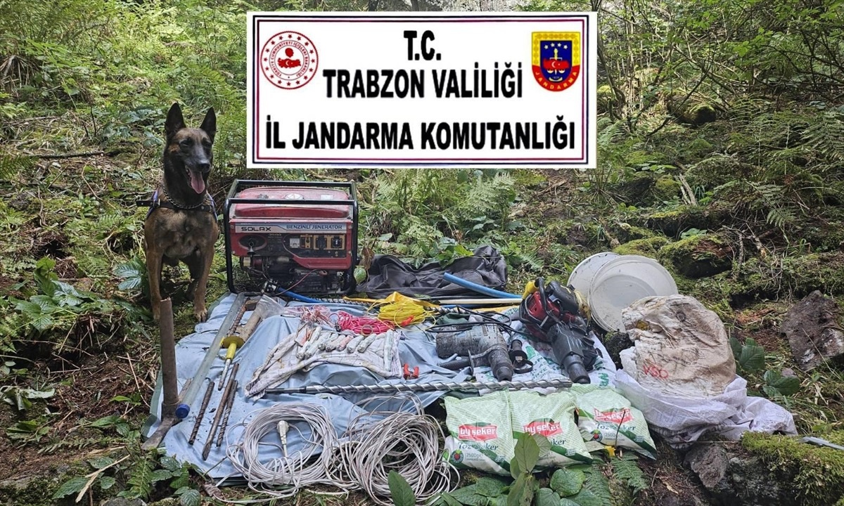 Maçka\'da İzinsiz Kazı Yapan 4 Kişi Serbest