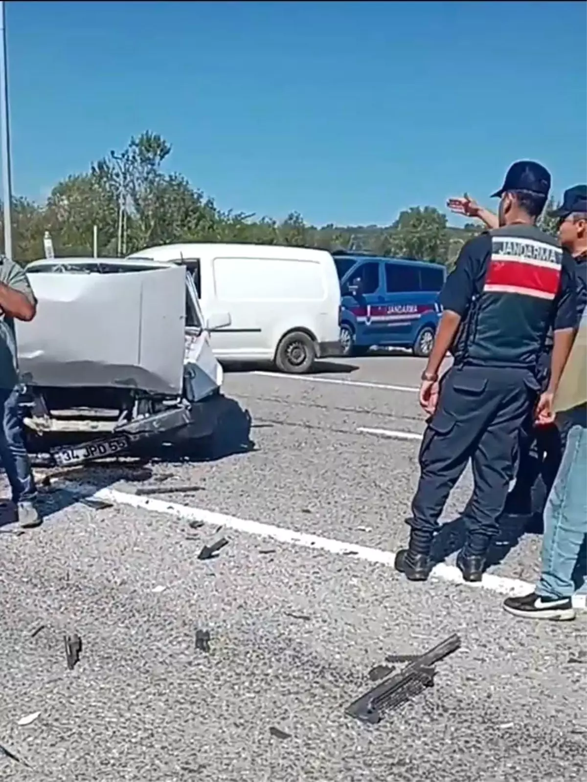 Zonguldak\'ta Trafik Kazasında 5 Kişi Yaralandı