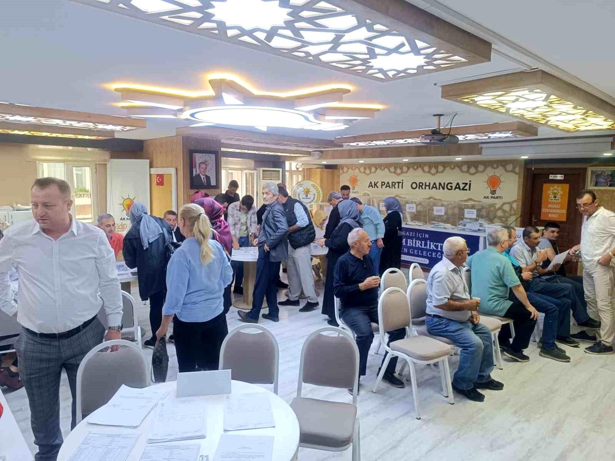AK Parti Orhangazi kongresi için delege seçimleri tamamlandı