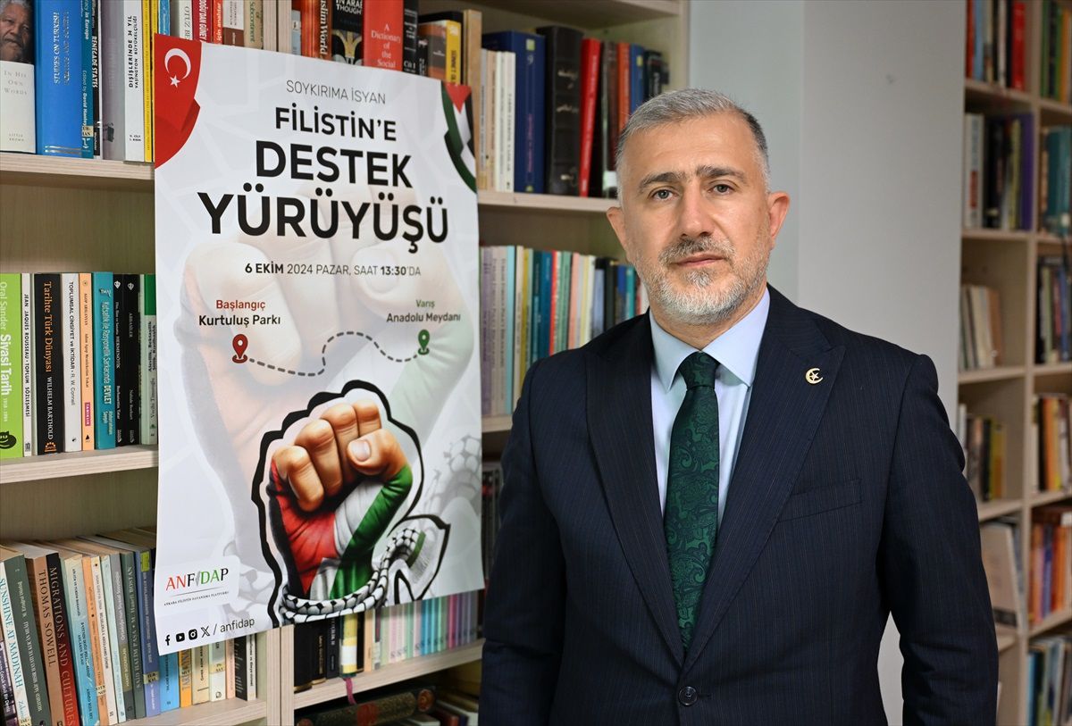 Filistin\'e Destek Yürüyüşü Ankara\'da
