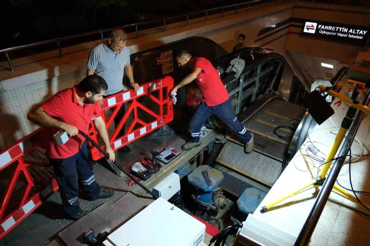 İzmir\'de Yürüyen Merdiven ve Asansörlerde Bakım Seferberliği Tamamlanıyor