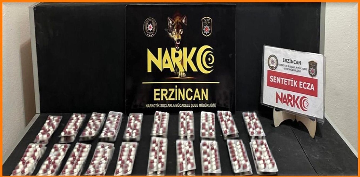 Erzincan\'da Sentetik Ecza Operasyonu