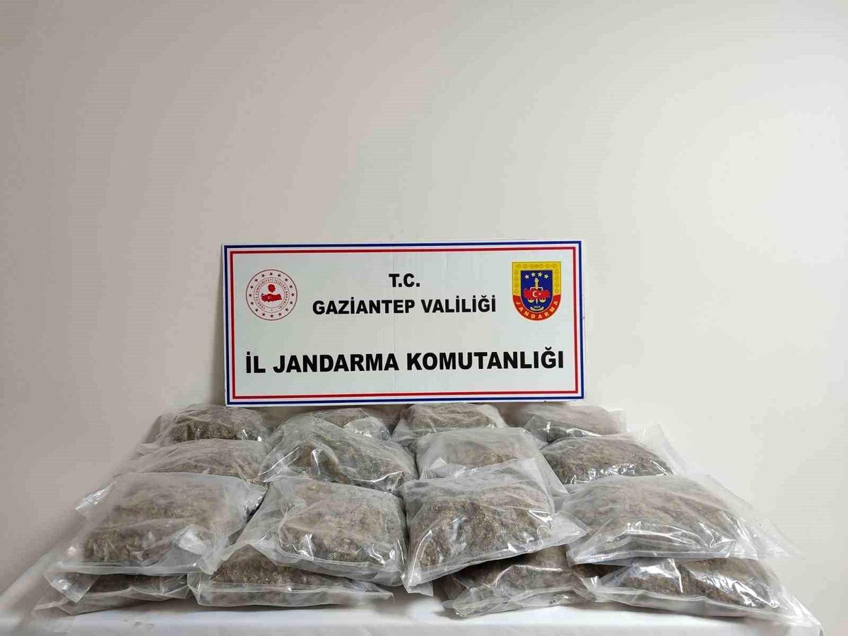 Gaziantep\'te 31 Kilo Uyuşturucu Ele Geçirildi