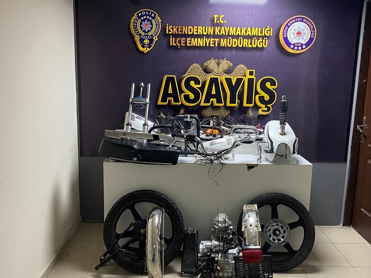 İskenderun\'da Motosiklet Hırsızlığına Tutuklama