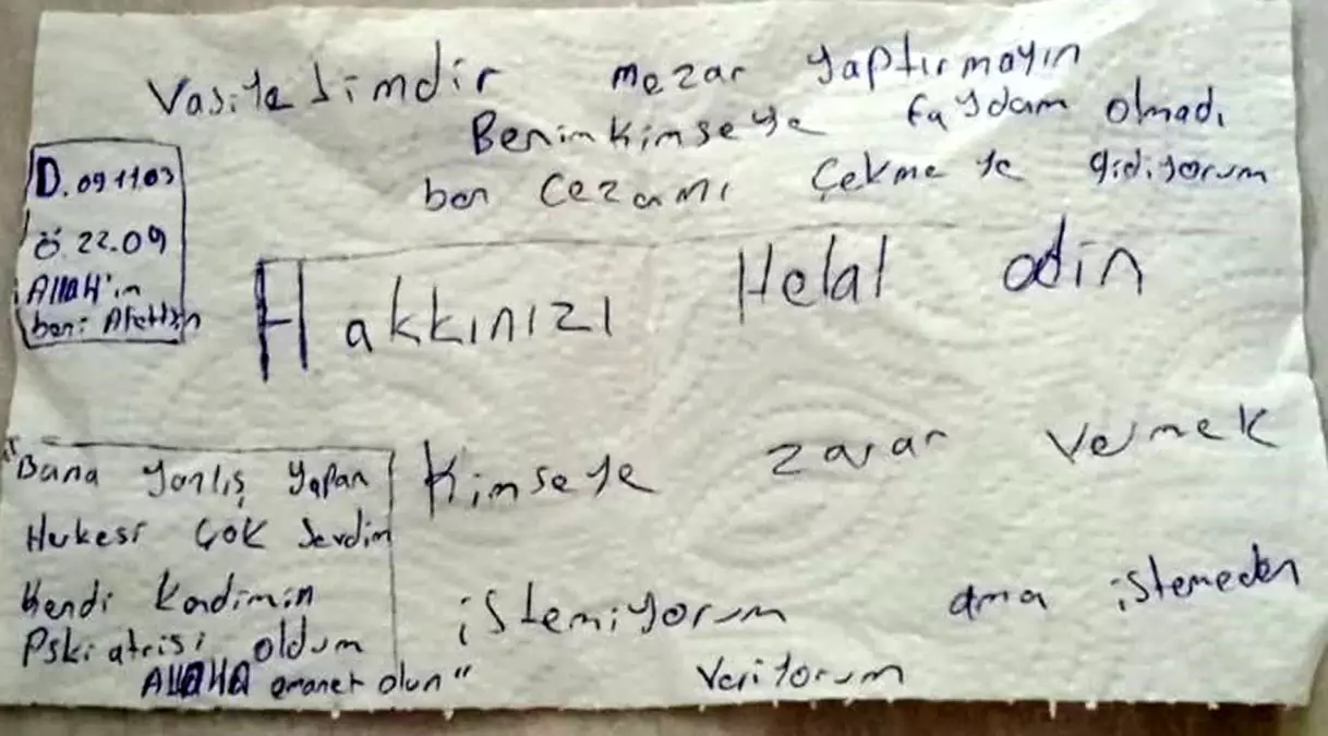 Kayıp İnşaat İşçisi Helallik İstedi