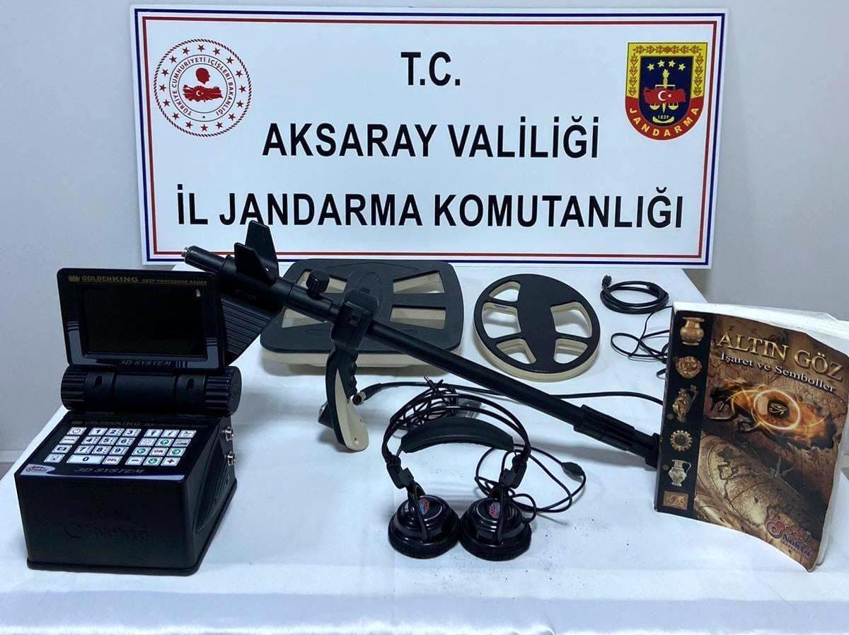 Aksaray\'da Kaçak Kazı Operasyonu