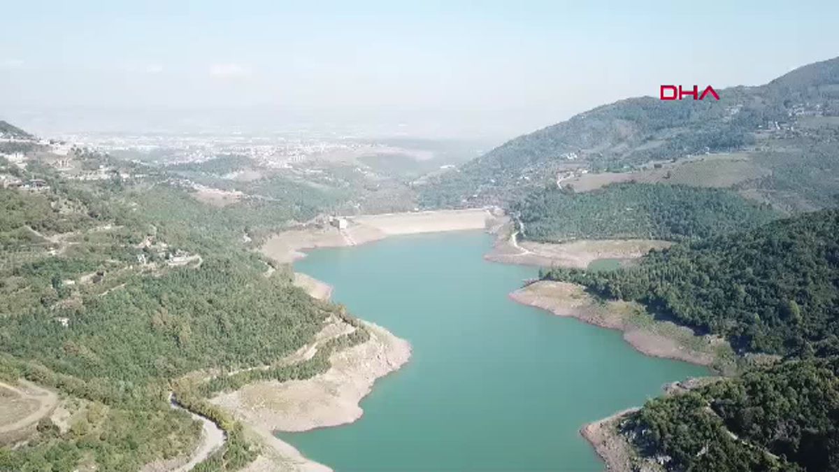 Yuvacık Barajı\'nda Su Seviyesi Düşüyor