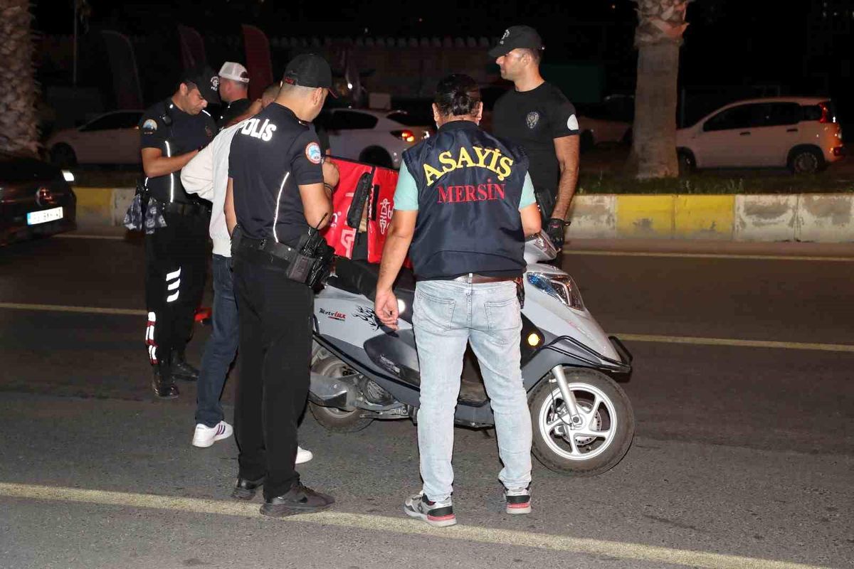 Mersin\'de Motosiklet Denetimleri: 859 Bin TL Ceza