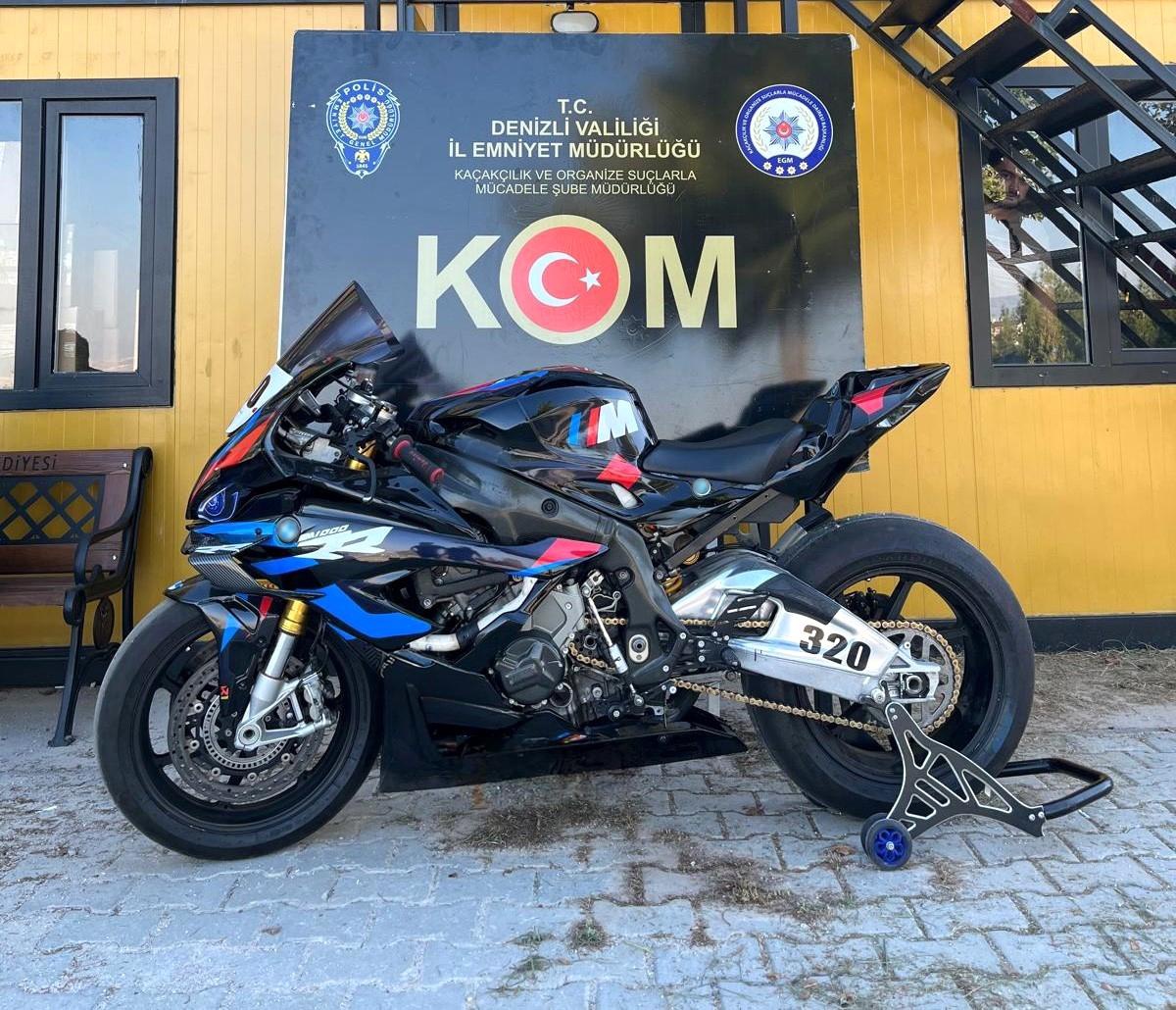 Denizli\'de Kaçak Yarış Motoru Ele Geçirildi